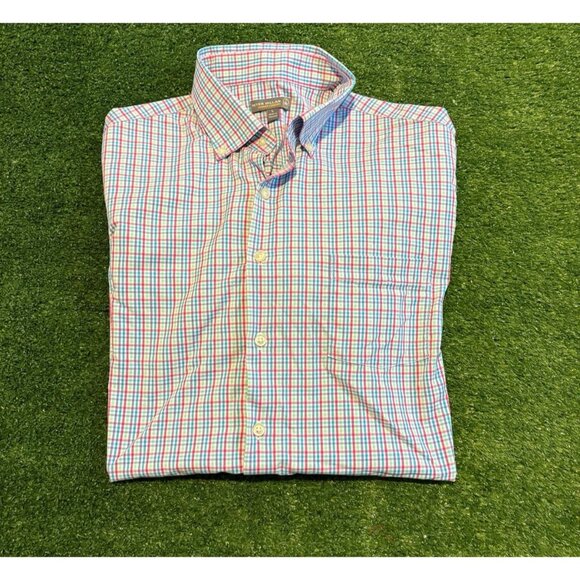 Peter Millar shirt mens large pink purple summer comfort long sleeve nylon 37 - Picture 2 of 13